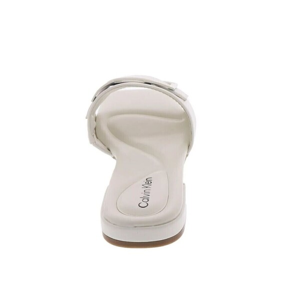 Calvin Klein Women's Tangelo Sandals Square Toe Slip On Flats Shoes size 7.5M - Picture 2 of 5